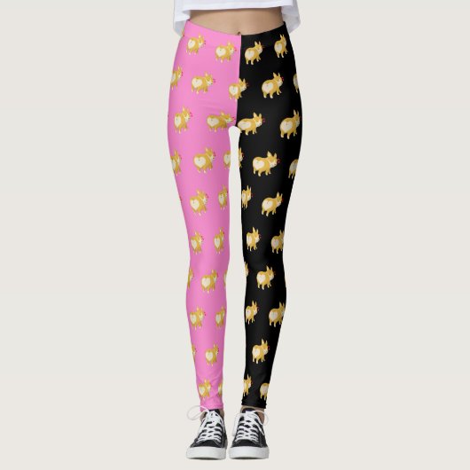 Leggings mignon chien animal de compagnie mais coeur amour (Devant)