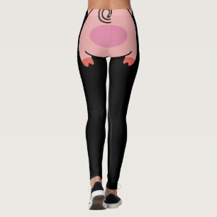 Leggings mignon et drôle de cul noir