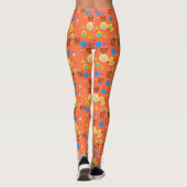 Leggings "mignon et drôle, émoticônes motifs" (Dos)