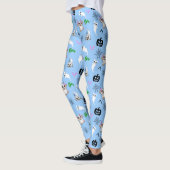 Leggings Mignon fantôme Français Bulldog chauve-souris citr (Gauche)
