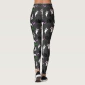 Leggings Mignon fantôme Français Bulldog chauve-souris citr (Dos)