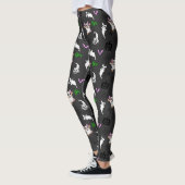 Leggings Mignon fantôme Français Bulldog chauve-souris citr (Gauche)