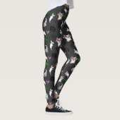Leggings Mignon fantôme Français Bulldog chauve-souris citr (Droite)