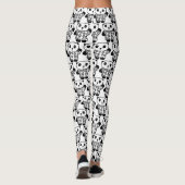 Leggings Mignon Pandy la Panda Noir et Blanc (Dos)