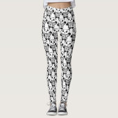 Leggings Mignon Pandy la Panda Noir et Blanc (Devant)