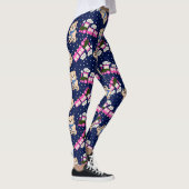 Leggings Mignon Train Teddy Bear Motif Sans Fin (Droite)