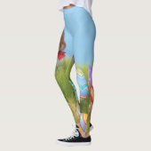 Leggings Mignonne Bunnyfor Pâques pour une humeur positive (Gauche)