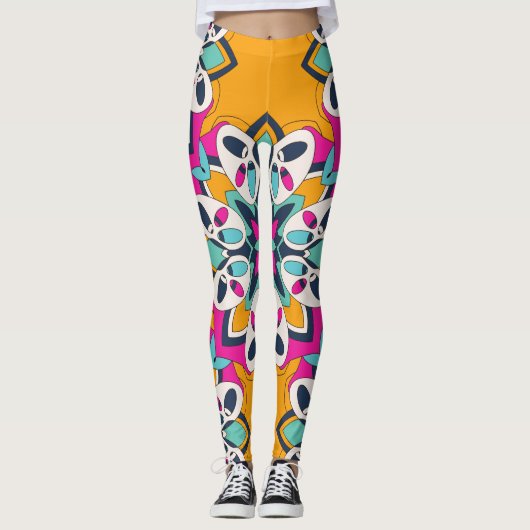 Leggings Mignonne couleur turque transparente (Devant)
