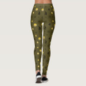 Leggings "Mignonne Emoji Motif face à l'émotion" (Dos)