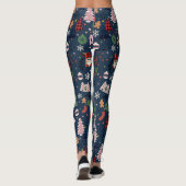 Leggings Mignonne Gnome de Noël coudre toute la journée (Dos)