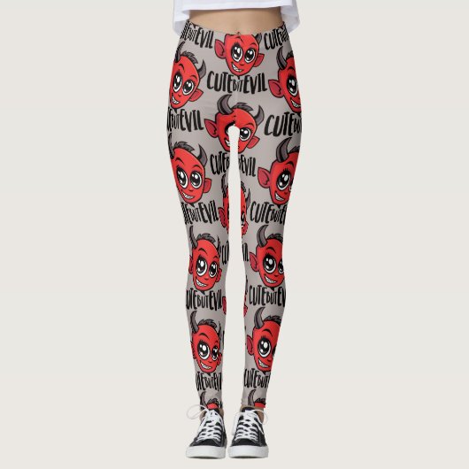 Leggings Mignonne mais mal (Devant)