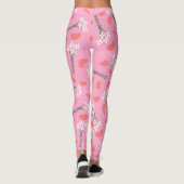 Leggings Mignonne marguerite délicate minuscule bouquet mot (Dos)