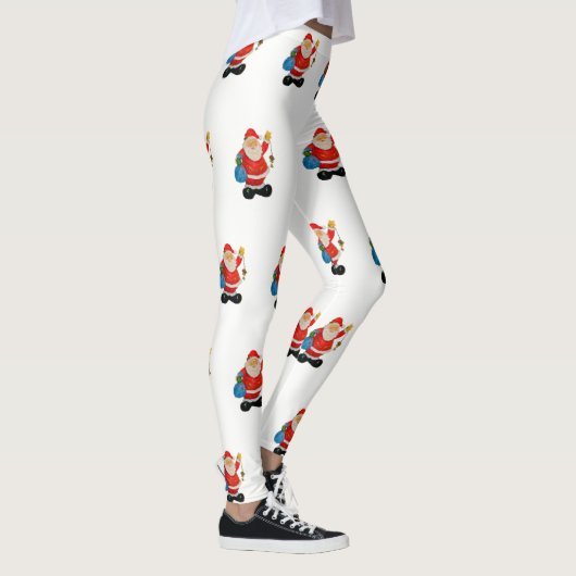 Leggings Mignonne Père Noël Père Noël (Droite)