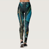 Leggings Mignonne petite sirène avec sadragon. (Dos)