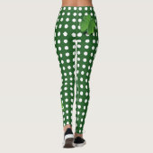 Leggings Mignonne Shamrock Jour de la Saint Patrick Green P (Dos)