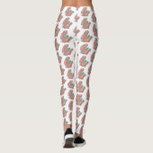 Leggings Mignons lapin lapin lapin assis avec dessin de car (Dos)