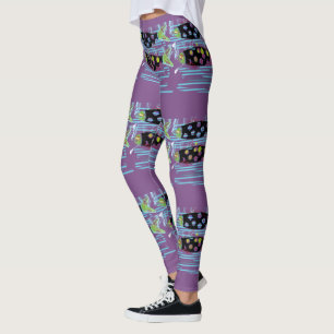 Leggings migration du saumon Thunder_Cove violet