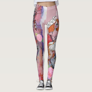 Leggings Mikitiez anime manga venus valentine cupide rose
