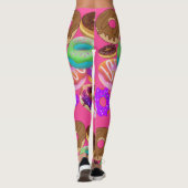 Leggings Mikitiez donut pique-nique amérique pridémonth oly (Dos)