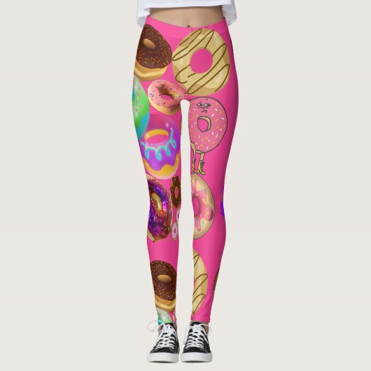 Leggings Mikitiez donut pique-nique amérique pridémonth oly (Devant)