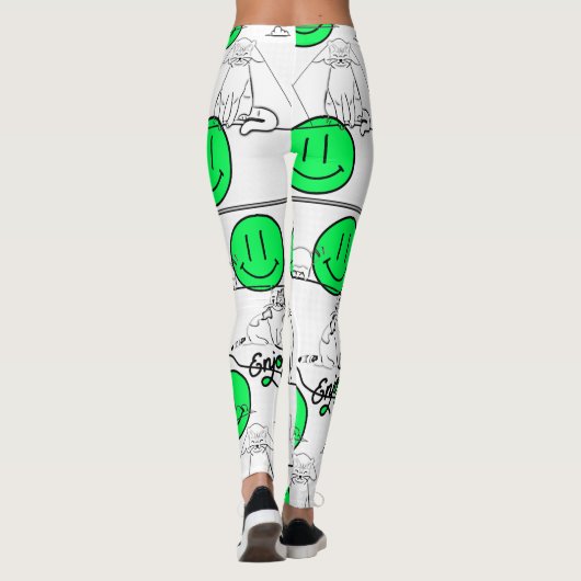 Leggings Mikitiez meow été fêter plage (Dos)