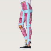 Leggings Mikitiez premier film nuit princesse poupée T-shir (Gauche)