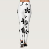 Leggings Mikitiez terre natale nature selfloe fleur rose (Dos)