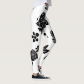 Leggings Mikitiez terre natale nature selfloe fleur rose (Droite)