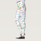 Leggings Mikitiez venus mermaid pêche été (Gauche)