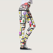 Leggings Mikitiez vidéo gamer pixel classique Noël citation (Droite)