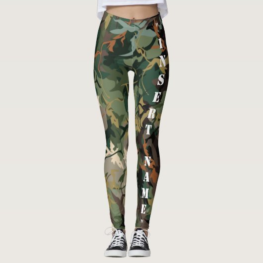 Leggings Mimicking Nature : La science du camouflage (Devant)