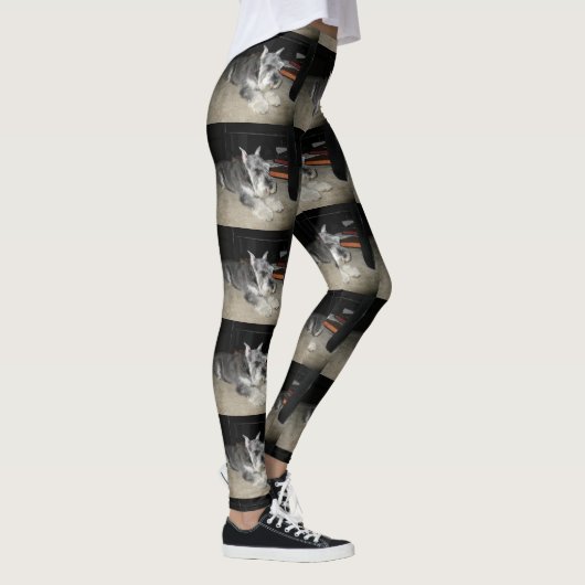 Leggings Mini_Schnauzer pose (Droite)
