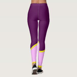 Leggings Minimalisme Art Abstrait Pastel Pink