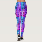 Leggings Minimalisme industriel Couleurs Abstrait Miami (Dos)