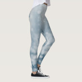 Leggings Minimaliste Gris Personnalisé Hello Winter (Droite)