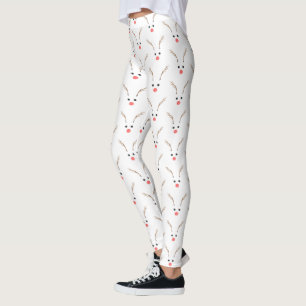 Leggings minimaux de rennes de Noël