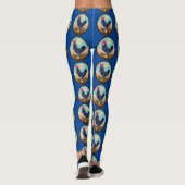 Leggings Minorque Rooster Vintage Oval (Dos)