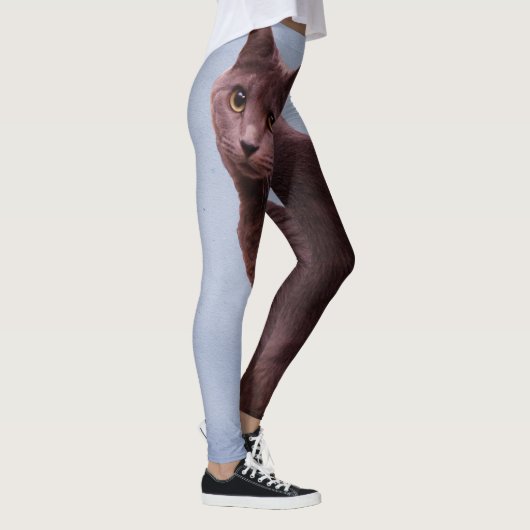 Leggings Minou bleu russe (Droite)