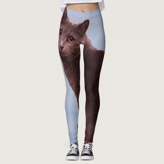 Leggings Minou bleu russe (Devant)