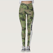 Leggings Mint Green Camouflage PERSONNALISER (Devant)