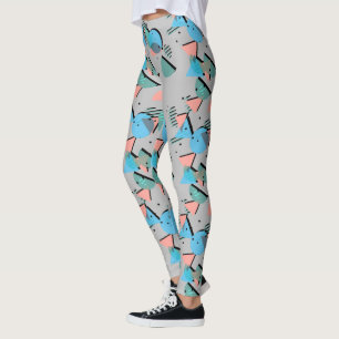 Leggings Mint Green Coral bleu Blush Pink les années 50 Ar
