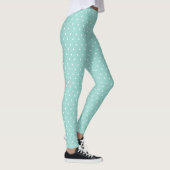 Leggings Mint Polka Dot 'Leggings pour femmes (Droite)