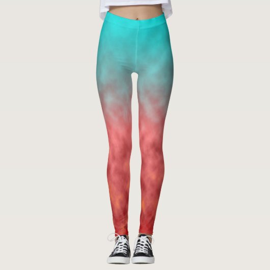 Leggings Mirage cramoisi (Devant)
