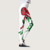 Leggings Mistletoe de Noël en dessous de la ceinture drôle  (Droite)