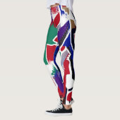 Leggings mit starken Farben (Links)