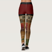 LEGGINGS MIVEWEAR LEGINGS - "RED SALSA" (Dos)