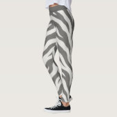 LEGGINGS MIVEWEER LEGINGS - "TIGRE BLANC" - (Gauche)