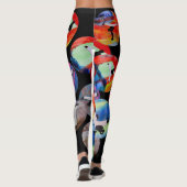 Leggings mixed martial art Brésil de forme physique de (Dos)