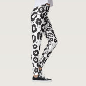 Leggings Mixte Poster de animal Snow Leopard Cheetah (Droite)