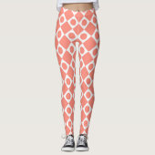 Leggings Mod Retro 60s Cantaloupe (Devant)